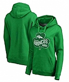 Women Denver Broncos Pro Line by Fanatics Branded St. Patrick's Day Paddy's Pride Pullover Hoodie Kelly Green FengYun,baseball caps,new era cap wholesale,wholesale hats
